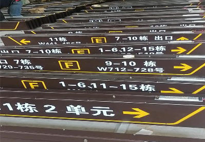 于都广告标识中，常见的几种安装方式。