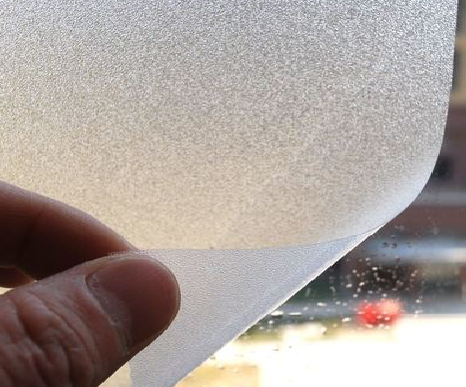 于都玻璃门外面粘广告用什么材料好？