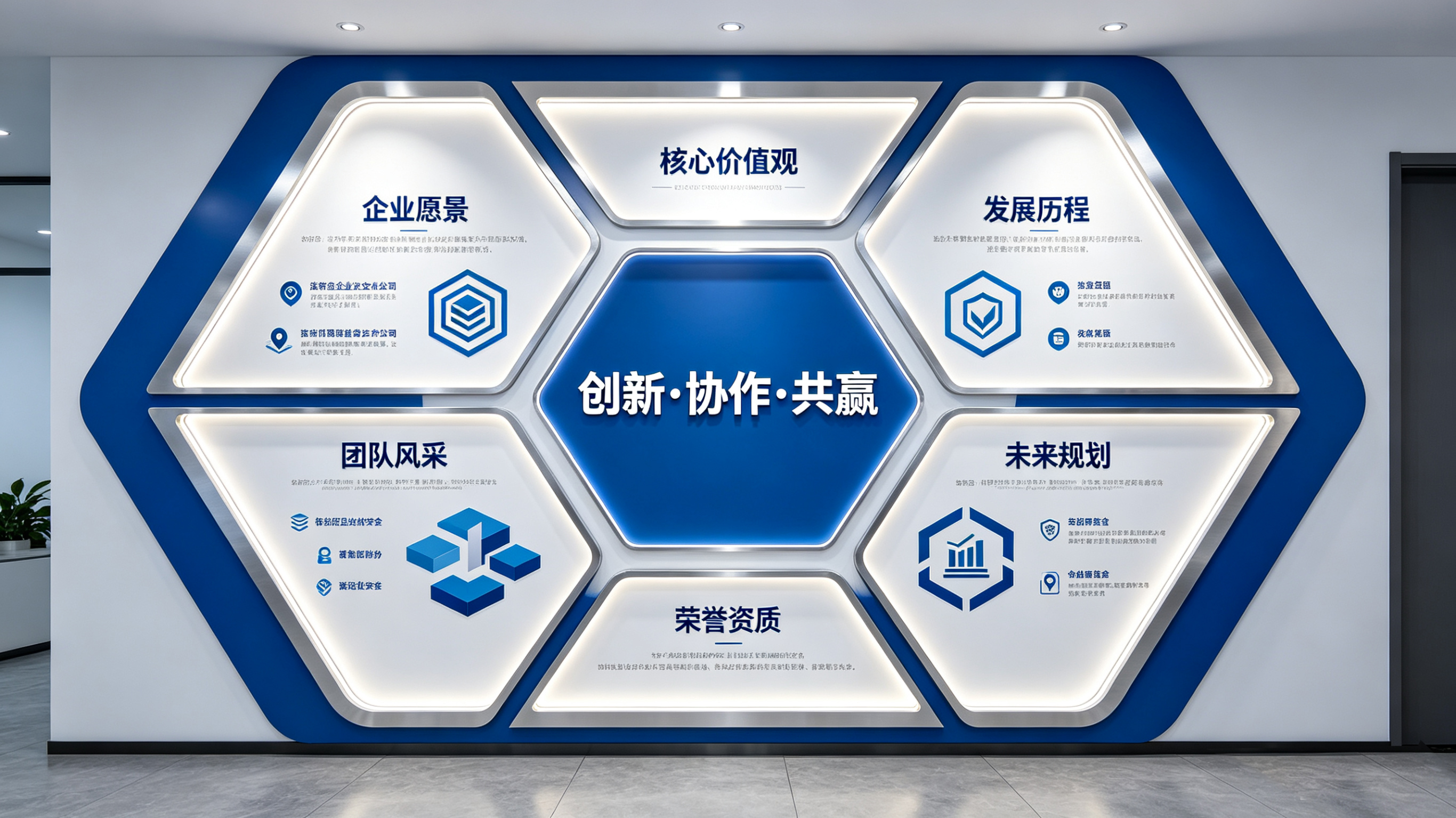 于都企业文化墙六边形避坑指南（新手常犯5个错误）
